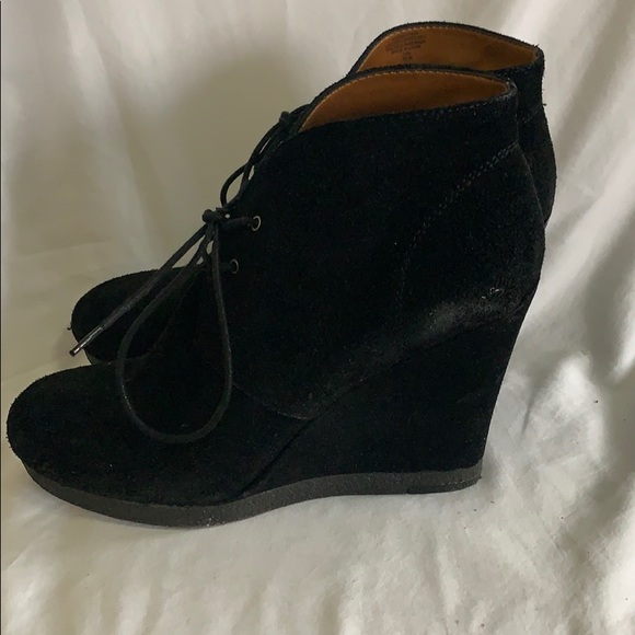 🍂 Nine West black wedge - Picture 3 of 4